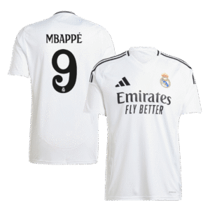 MBAPPÉ #9 Real Madrid Home Soccer Jersey 2024/25