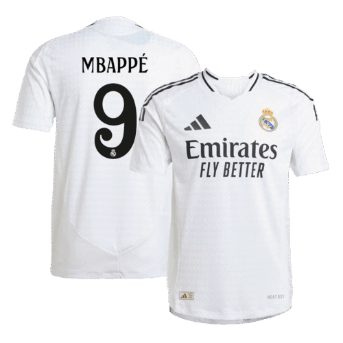 MBAPPÉ #9 Real Madrid Home Authentic Soccer Jersey 2024/25