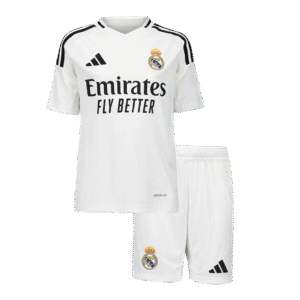 MBAPPÉ #9 Real Madrid Home Kids Soccer Jerseys Kit 2024/25