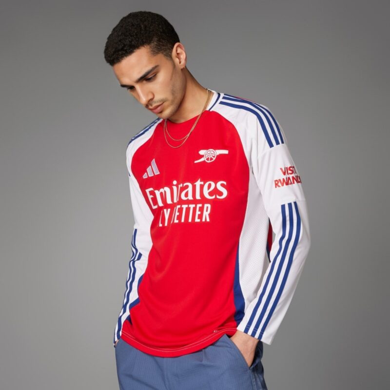 Arsenal Home Long Sleeve Soccer Jersey 2024/25
