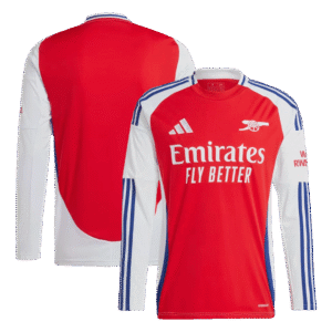 Arsenal Home Long Sleeve Soccer Jersey 2024/25