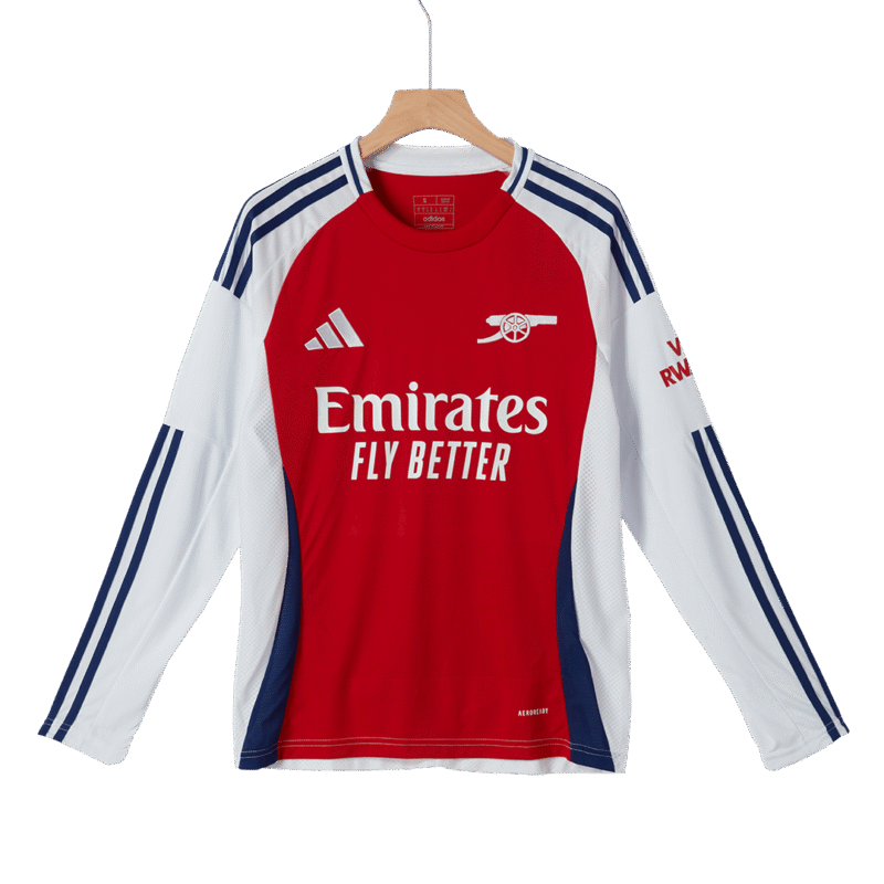 Arsenal Home Long Sleeve Soccer Jersey 2024/25