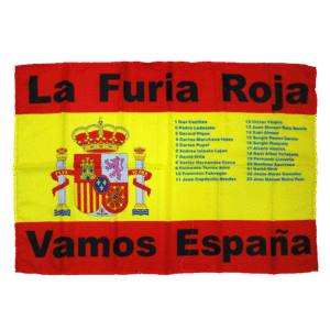 Spain Team Flag Red