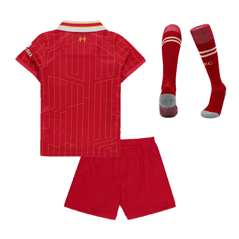Liverpool Home Kids Soccer Jerseys Full Kit 2024/25