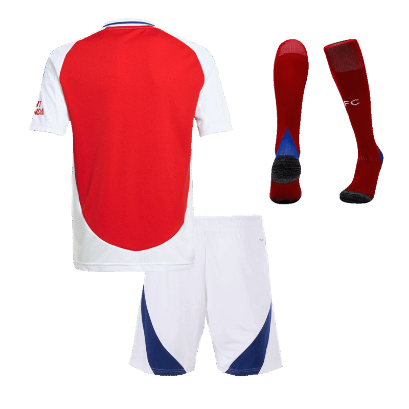Camisolas de futebol para crianças do Arsenal - Kit completo 2024/25