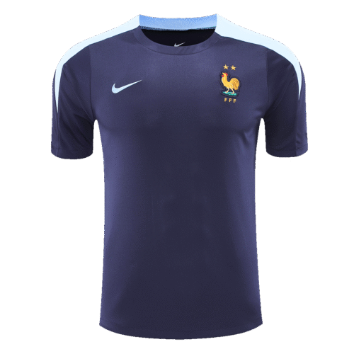 France Pre-Match Soccer Jersey EURO 2024 Navy