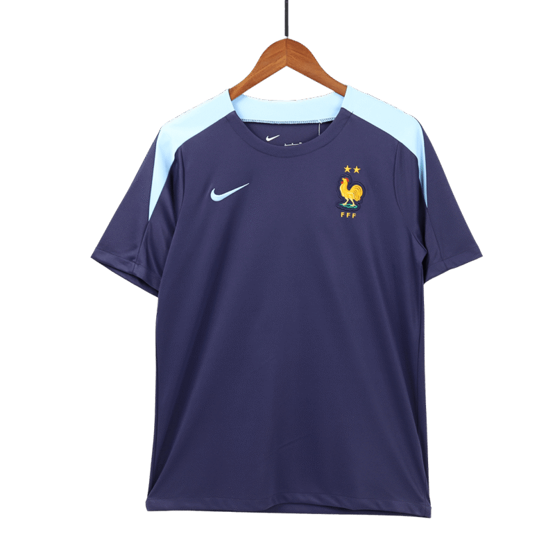 France Pre-Match Soccer Jersey EURO 2024 Navy