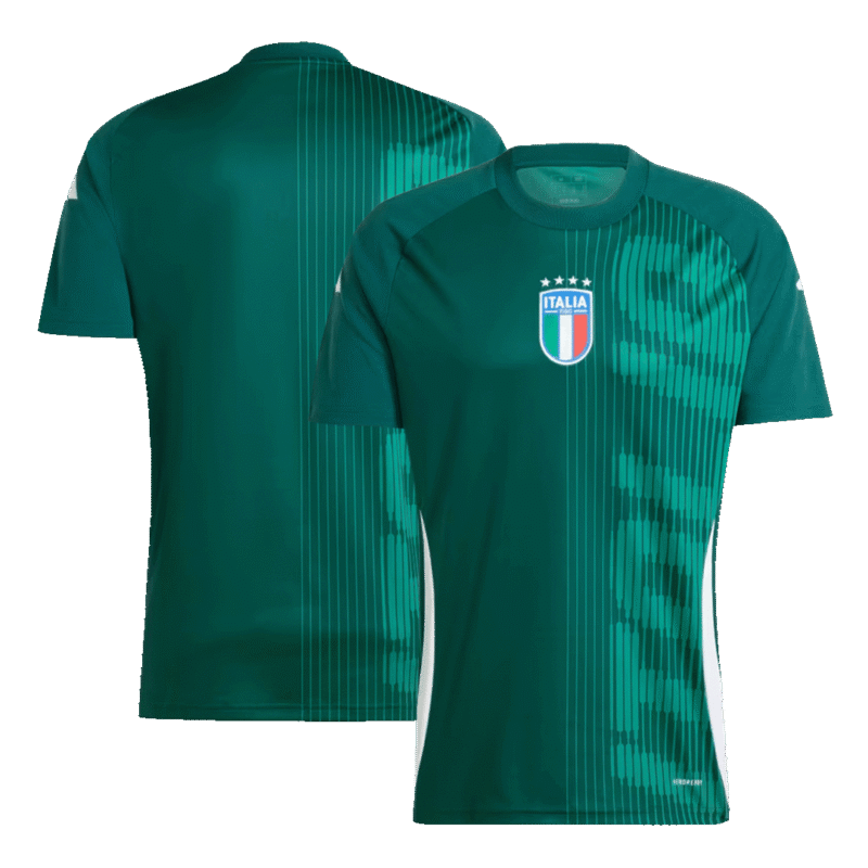 Camiseta de fútbol Italia pre-partido EURO 2024 Verde