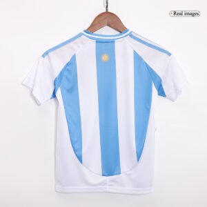 Argentina Home Kids Soccer Jerseys Full Kit Copa America 2024