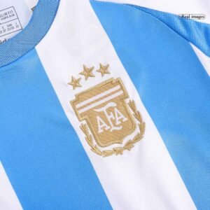 Argentina Home Kids Soccer Jerseys Full Kit Copa America 2024