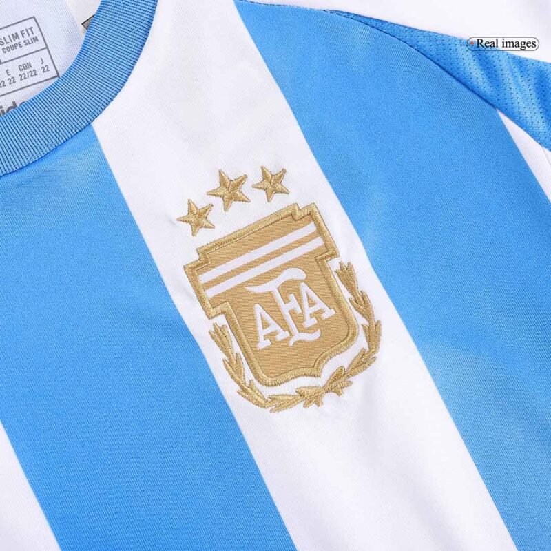 Argentina Home Kids Soccer Jerseys Full Kit Copa America 2024