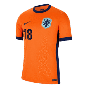 MALEN #18 Netherlands Home Soccer Jersey EURO 2024