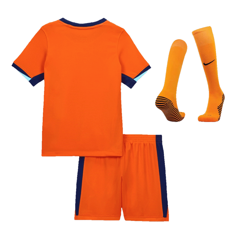Netherlands Home Kids Soccer Jerseys Full Kit EURO 2024