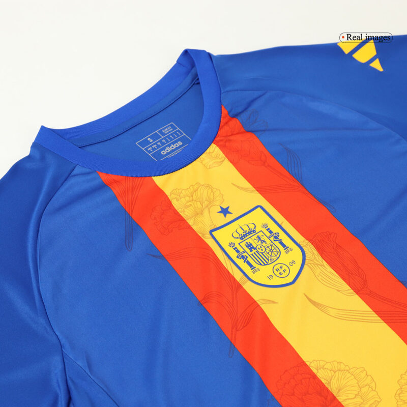 Spain Pre-Match Soccer Jersey EURO 2024 Blue