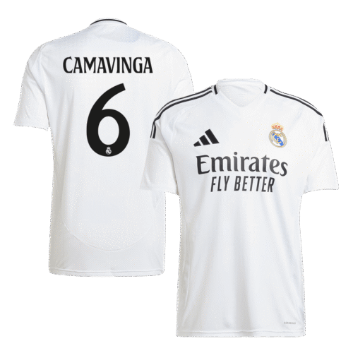 CAMAVINGA #6 Real Madrid Home Soccer Jersey 2024/25