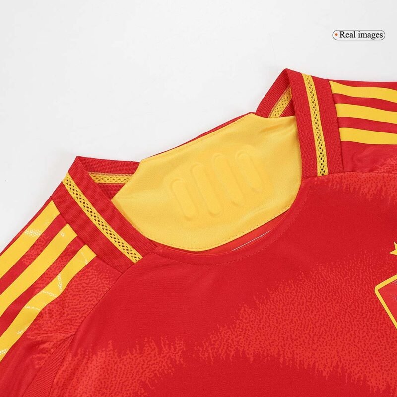 LAMINE YAMAL #19 Espagne Home Authentic Soccer Jersey EURO 2024