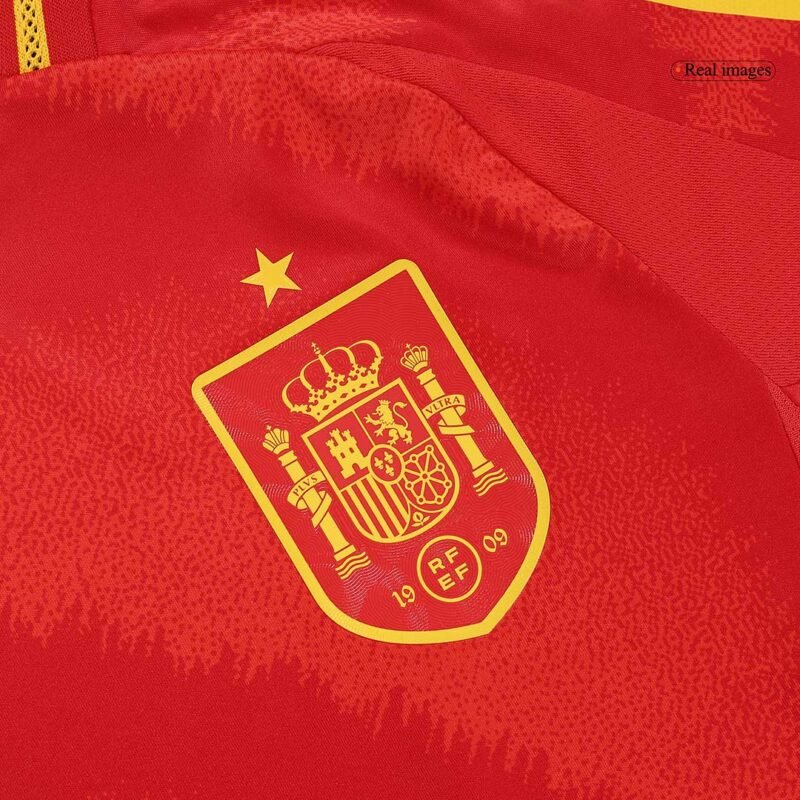 LAMINE YAMAL #19 Espagne Home Authentic Soccer Jersey EURO 2024