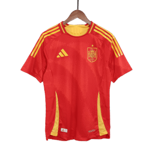 LAMINE YAMAL #19 Espagne Home Authentic Soccer Jersey EURO 2024