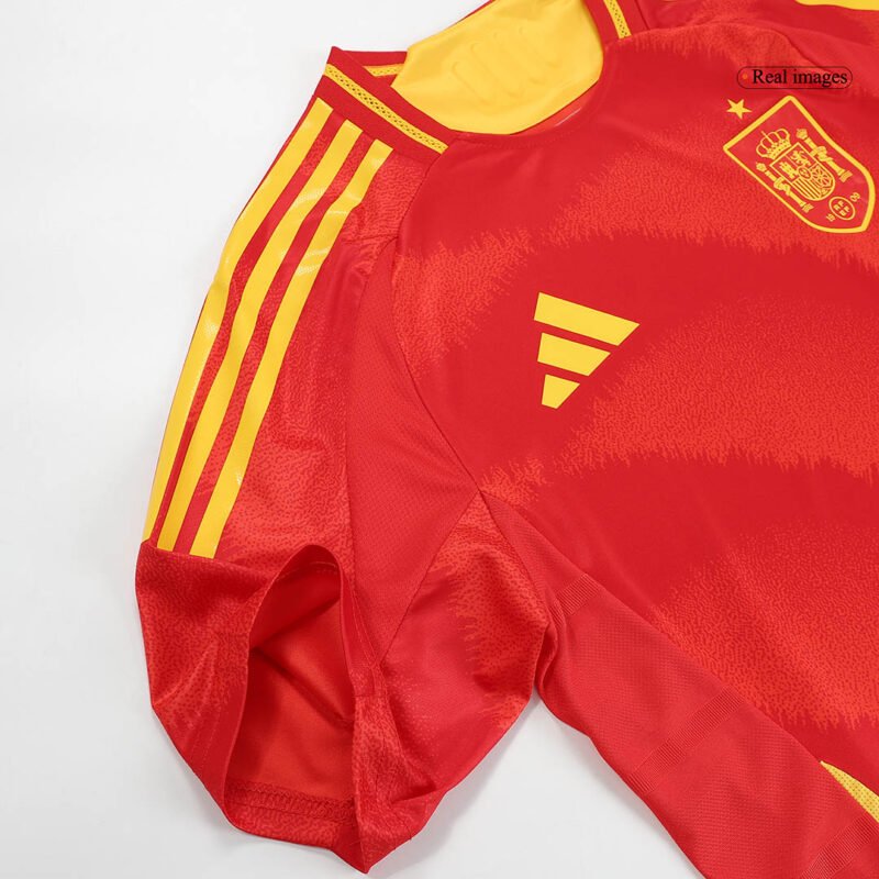 LAMINE YAMAL #19 Espagne Home Authentic Soccer Jersey EURO 2024