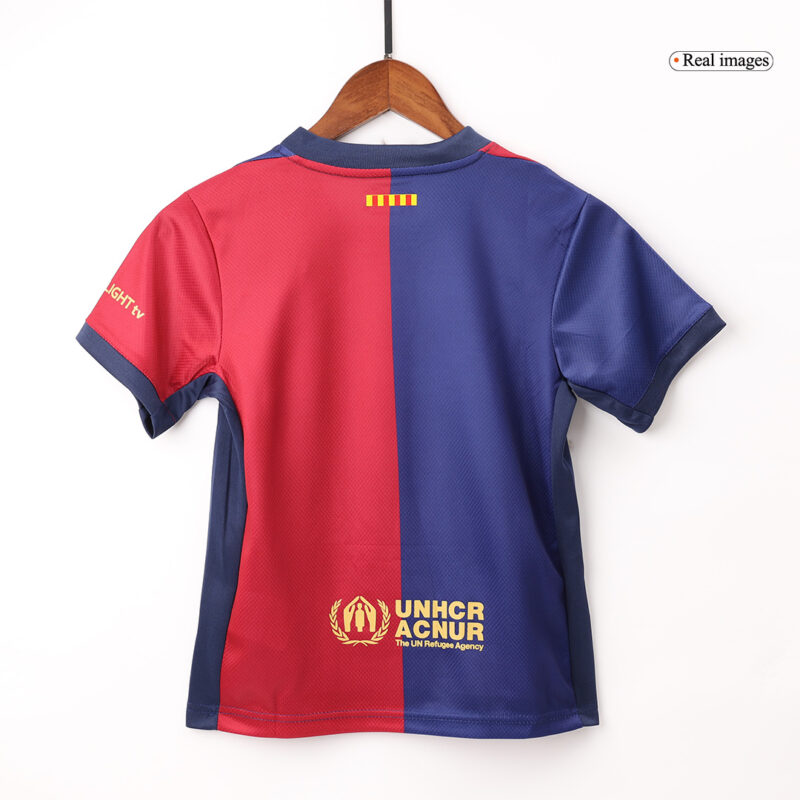 Barcelona Home Kids Soccer Jerseys Kit 2024/25