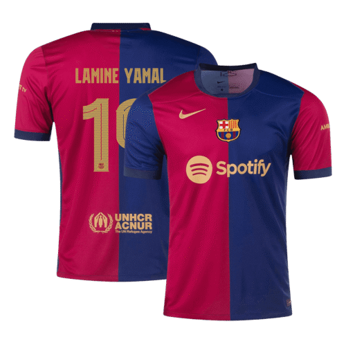 LAMINE YAMAL #19 Barcelona Home Soccer Jersey 2024/25 - UCL
