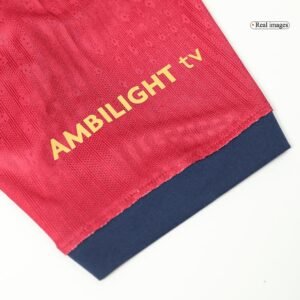 LAMINE YAMAL #19 Camisola de Futebol Autêntica do Barcelona 2024/25 -UCL Logotipo Spotify sem texto