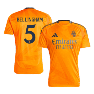 BELLINGHAM #5 Real Madrid Away Soccer Jersey 2024/25