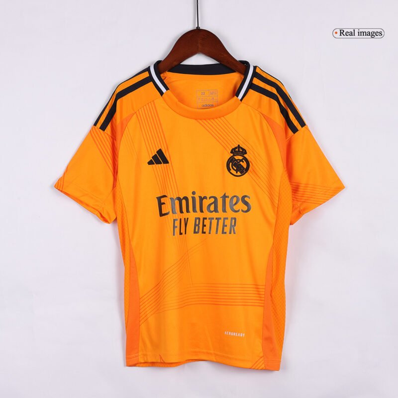 Real Madrid Away Kids Soccer Jerseys Kit 2024/25