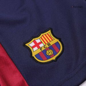 Barcelona Home Kids Soccer Jerseys Kit 2024/25 Spotify Logo Without Text