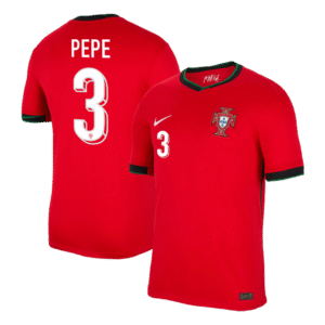 PEPE #3 Portugal Home Soccer Jersey EURO 2024