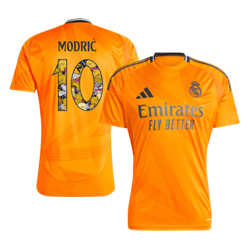 MODRIĆ #10 Real Madrid Away Soccer Jersey 2024/25 - Bear Champ Font