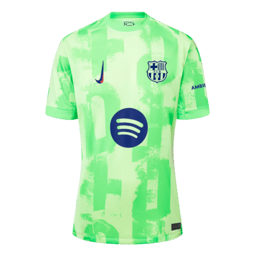 Barcelona Third Away Soccer Jersey 2024/25 - (Spotify Logo Without Text)