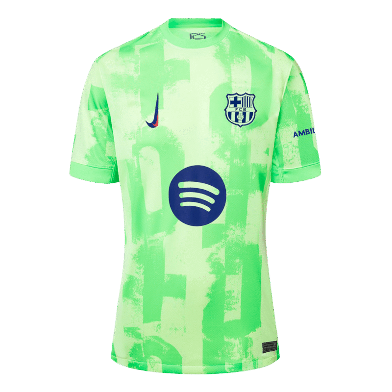 Barcelona Third Away Soccer Jersey 2024/25 - (Spotify Logo Without Text)