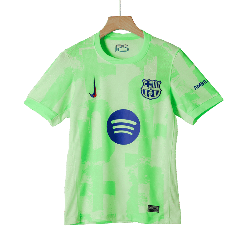 Barcelona Third Away Soccer Jersey 2024/25 - (Spotify Logo Without Text)
