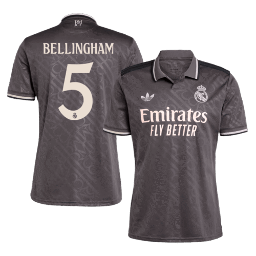 BELLINGHAM #5 Real Madrid Third Away Soccer Jersey 2024/25