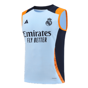 Real Madrid Pre-Match Sleeveless Top 2024/25 Blue