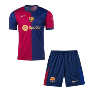 Barcelona Home Soccer Jersey Kit(Jersey+Shorts) 2024/25