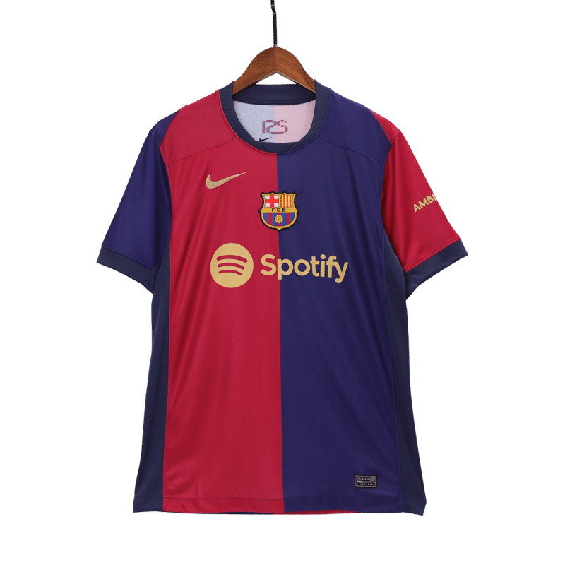 Barcelona Home Soccer Jersey Kit(Jersey+Shorts) 2024/25