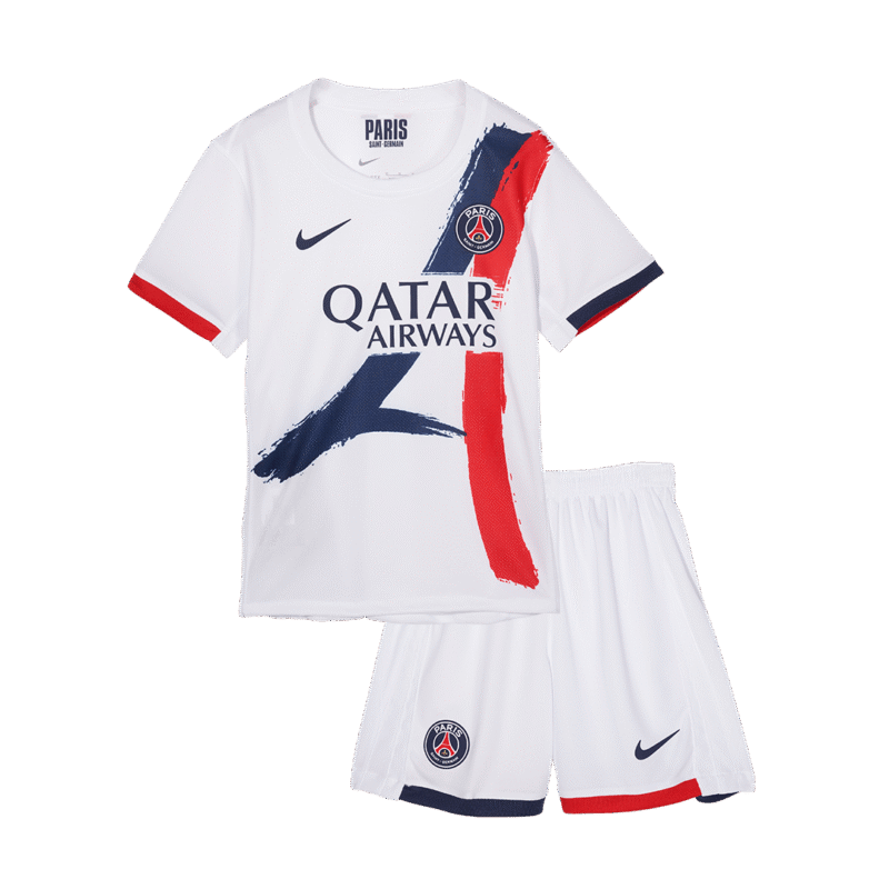 PSG Away Kids Soccer Jerseys Full Kit 2024/25