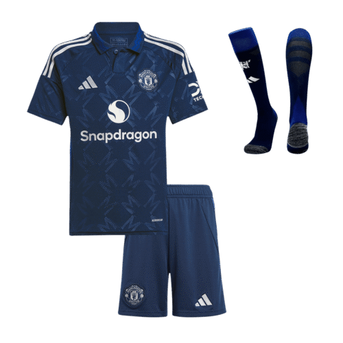 Manchester United Away Kids Soccer Jerseys Full Kit 2024/25