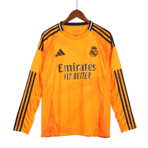 Real Madrid Away Long Sleeve Soccer Jersey 2024/25