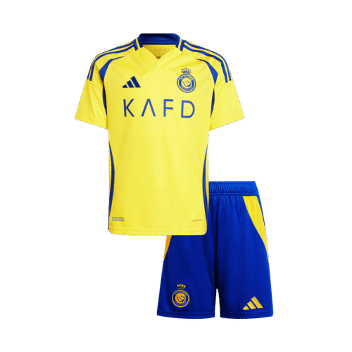 Al Nassr Home Kids Soccer Jerseys Kit 2024/25