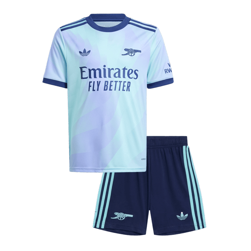 Kit 2024/25 do Arsenal Third Away Kids Soccer Jerseys
