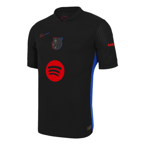 Barcelona Away Authentic Soccer Jersey 2024/25 - Spotify Logo Without Text