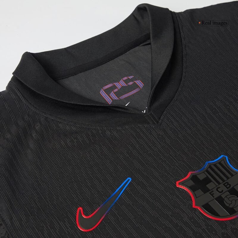 Barcelona Away Authentic Soccer Jersey 2024/25 - Spotify Logo Without Text