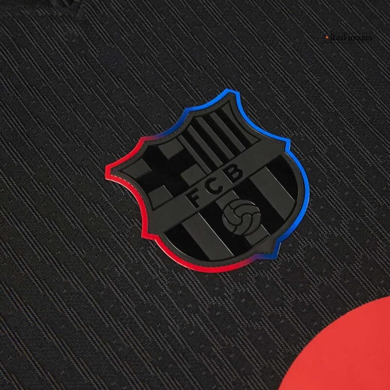 Barcelona Away Authentic Soccer Jersey 2024/25 - Spotify Logo Without Text