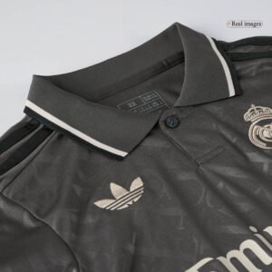 Camisolas de futebol para crianças do Real Madrid Third Away Kit completo 2024/25