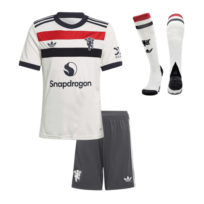 Manchester United Third Away Kids Soccer Jerseys Full Kit 2024/25