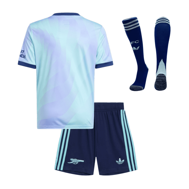 Camiseta de fútbol para niños del Arsenal Third Away Full Kit 2024/25