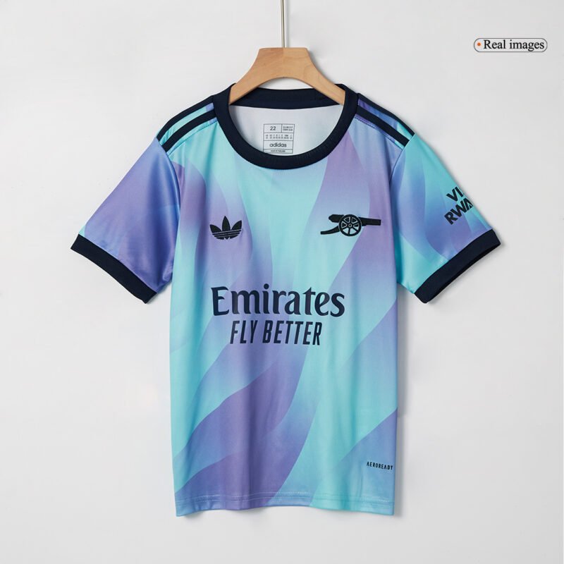 Camiseta de fútbol para niños del Arsenal Third Away Full Kit 2024/25